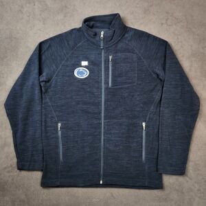 Penn State Nittany Lions OURAY Sportswear Fleece Jacket Mens Small Blue Full Zip
